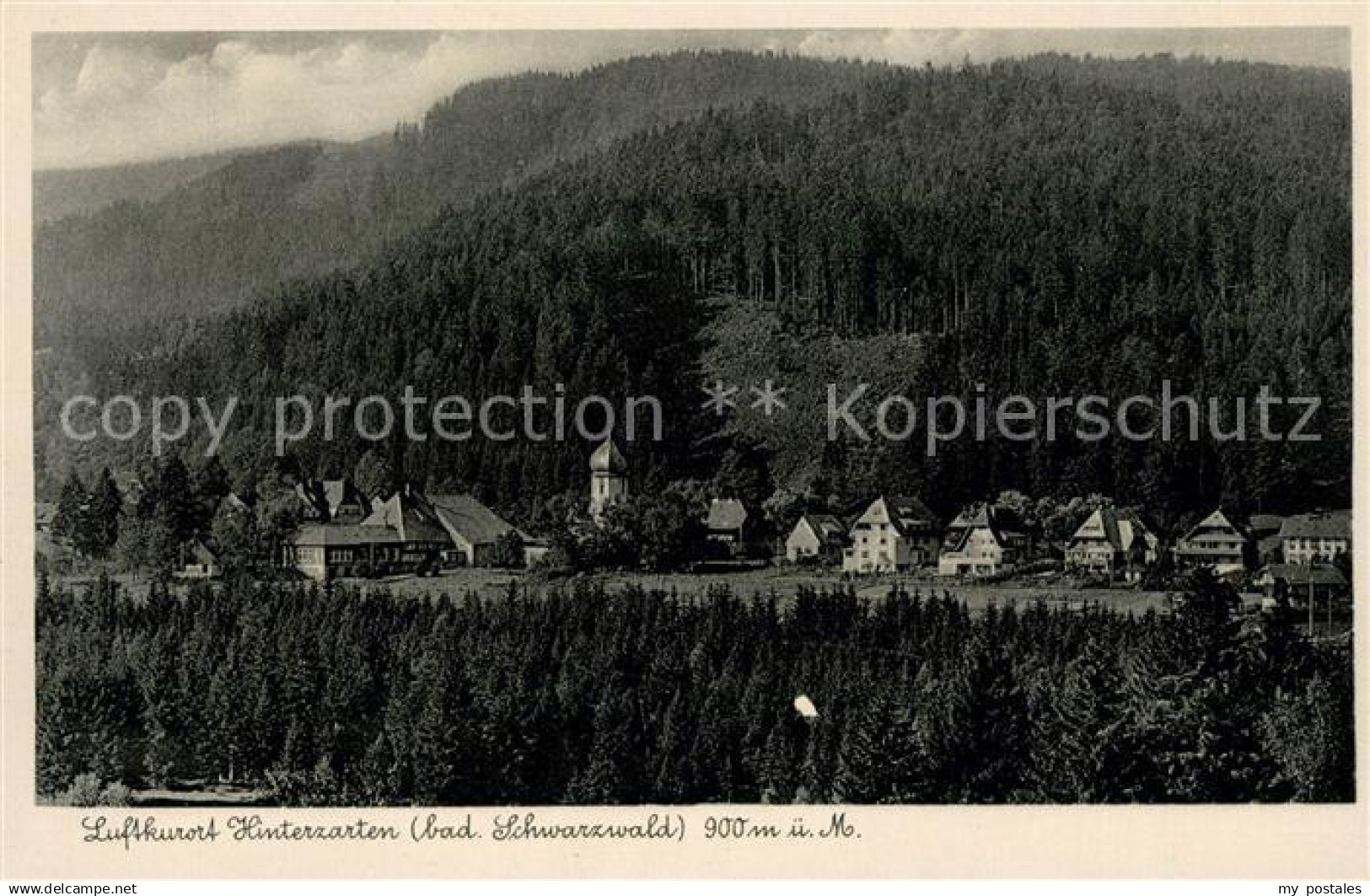 43135939 Hinterzarten Teilansicht Hinterzarten
