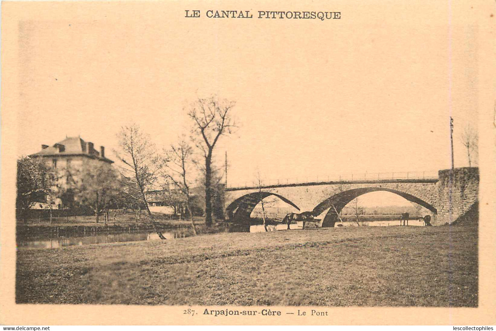 43196 - ARPAJON SUR CERE - LE CANTAL PITTORESQUE / LE PONT