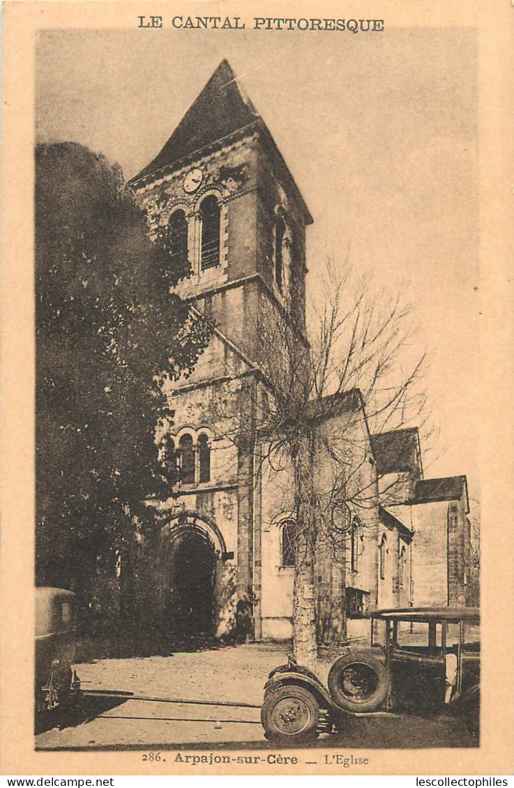 43199 - ARPAJON SUR CERE - LE CANTAL PITTORESQUE / L EGLISE