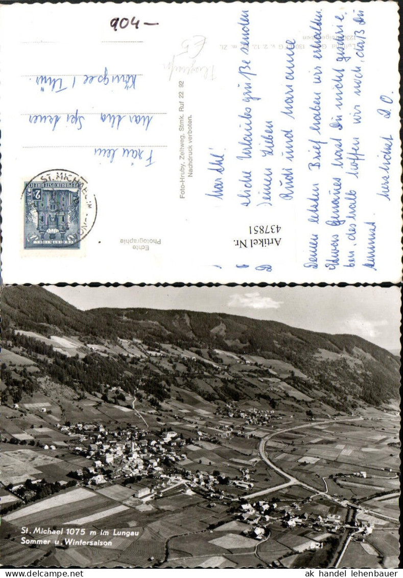 437851,St. Michael im Lungau Totale Fliegeraufnahme
