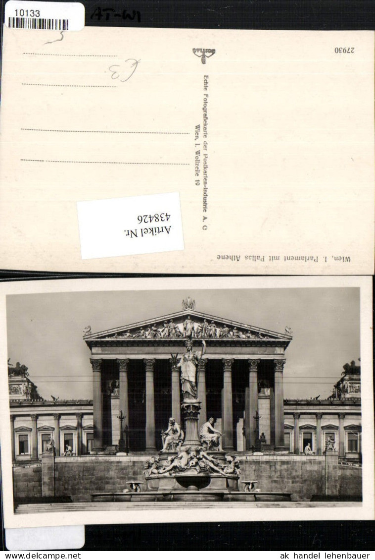 438426,Wien Innere Stadt Parlament Pallas Athene Statue