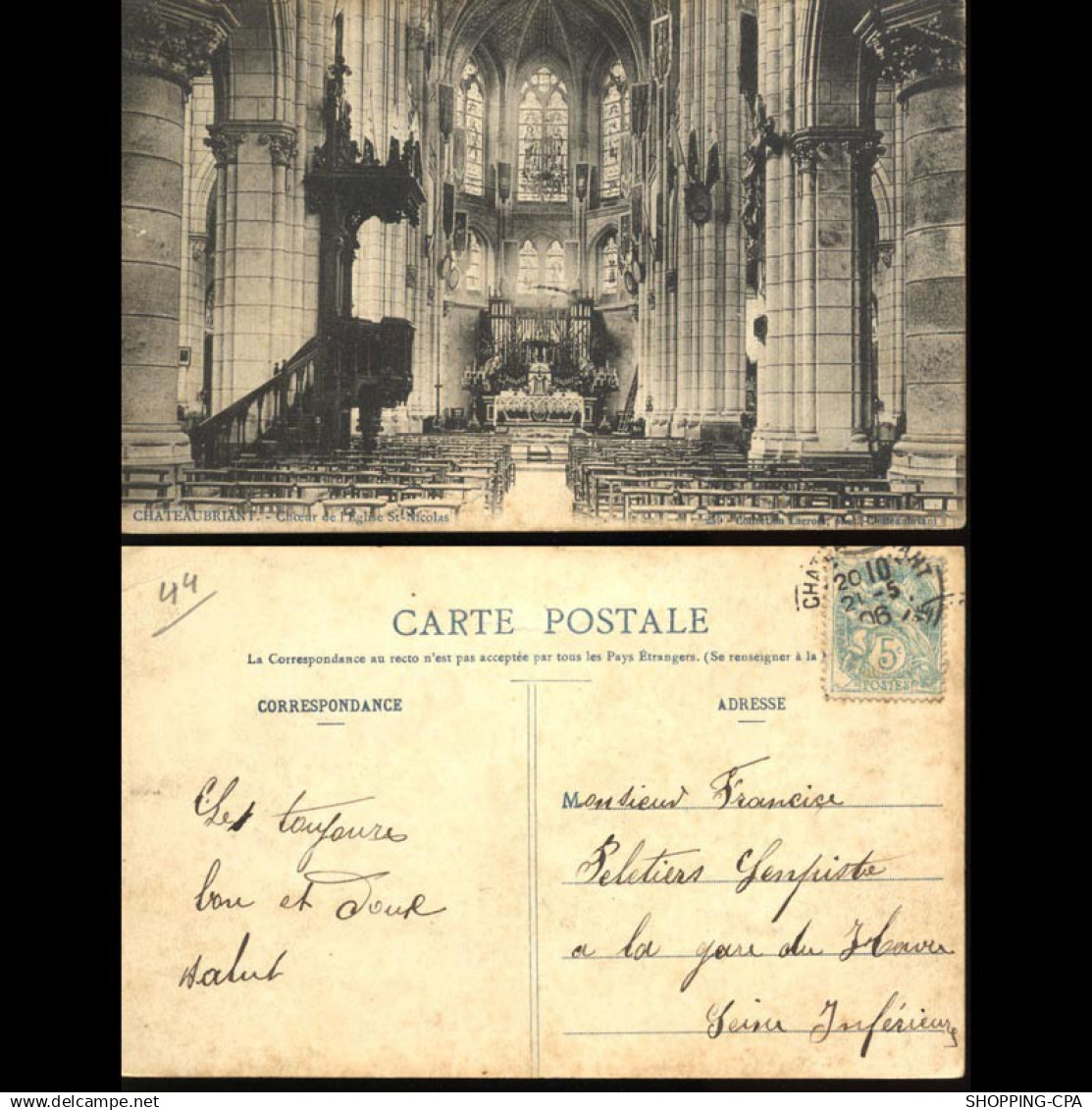 44 - Chateaubriant - Choeur de l'eglise Saint-Nicolas