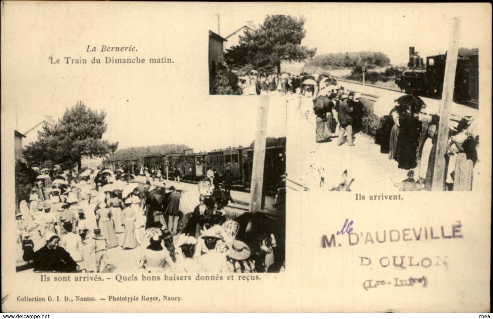 44 - LA BERNERIE-EN-RETZ - gare - train