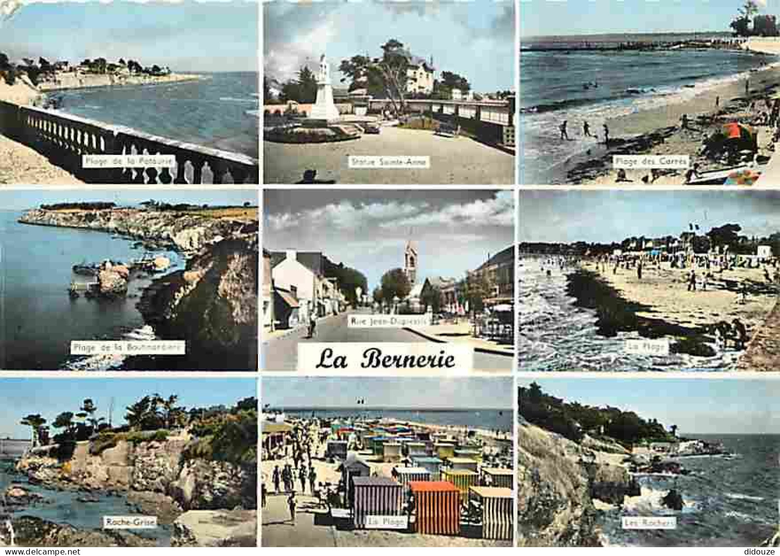 44 - La Bernerie en Retz - Multivues - Flamme Postale - CPM - Voir Scans Recto-Verso