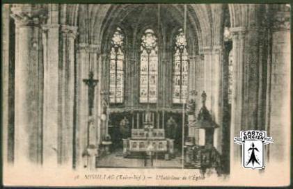44 Missillac - 38  MISSILLAC (Loire-Inf) - L´Intérieur de l´Eglise - cpa