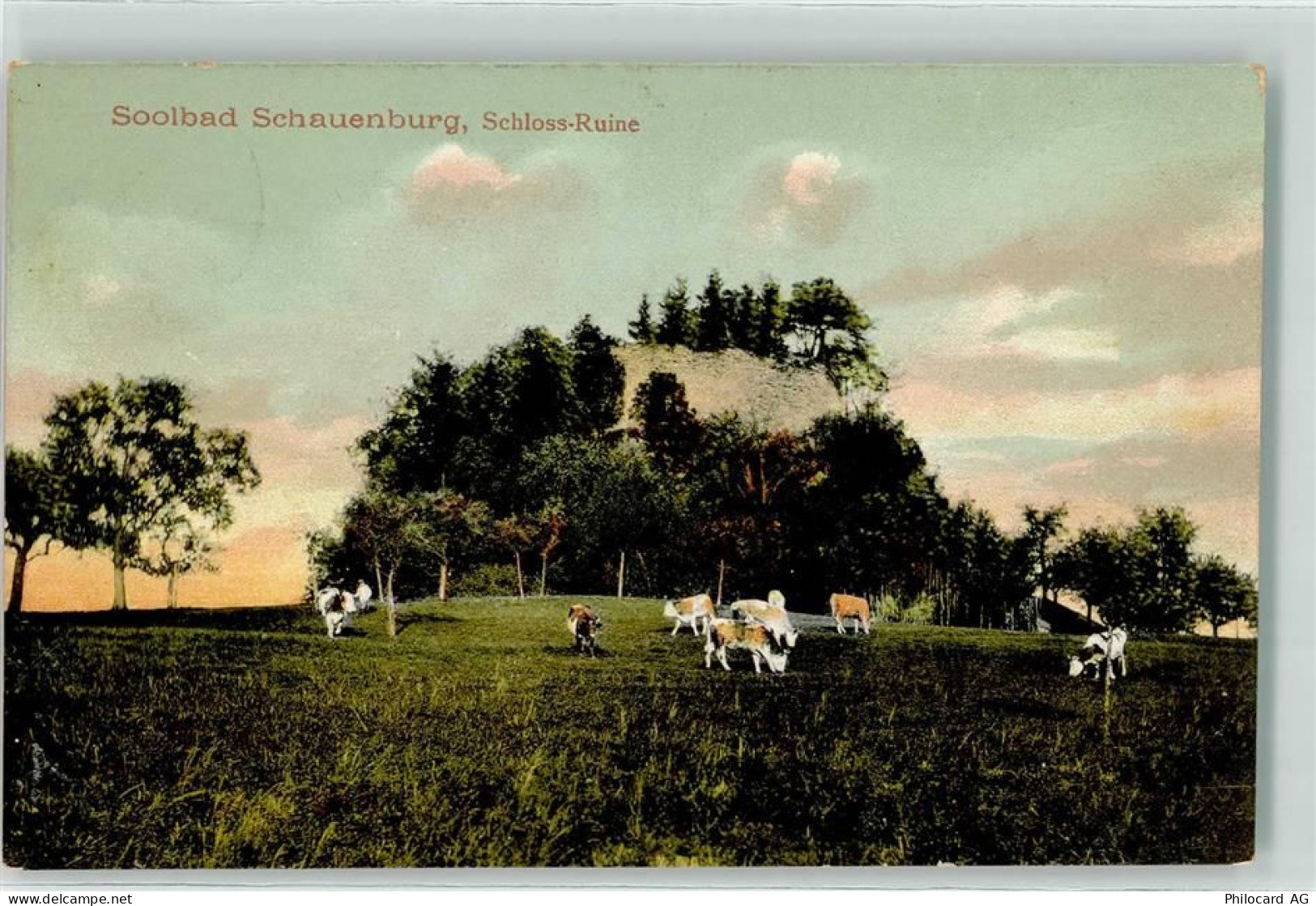 4402 Frenkendorf 1908 - Solbad Schauenburg Schloss Ruine - 10622215