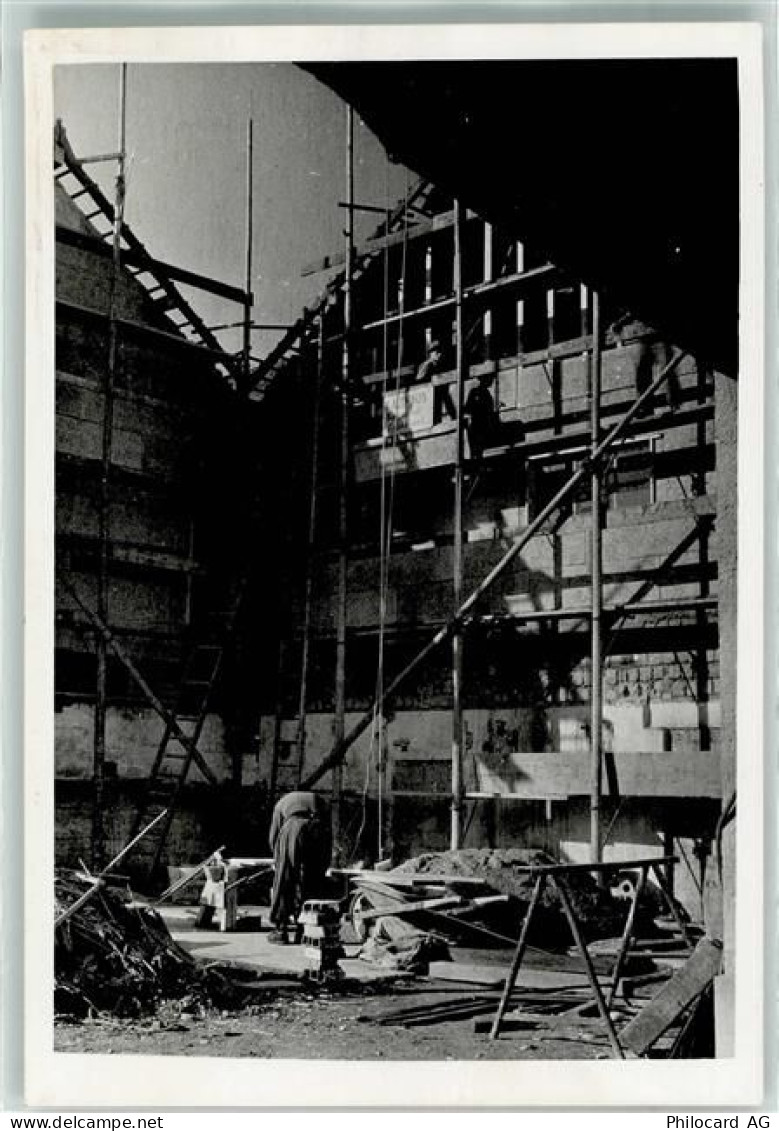 4402 Frenkendorf Foto AK Haus Leiter Bau Ort handschriftlich - 13937833