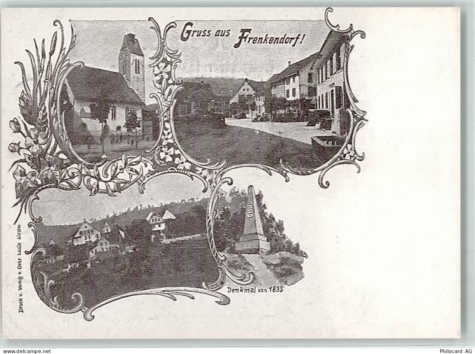 4402 Frenkendorf Ganzsache Kirche Denkmal limitierte Auflage Karten Nr 0... - 39374900