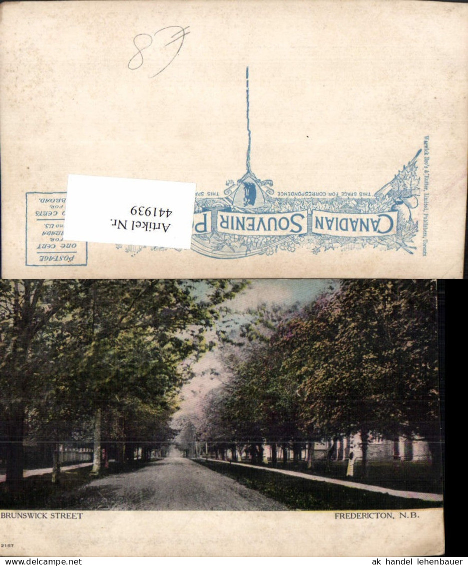 441939,New Brunswick Fredericton Brunswick Street Straßenansicht