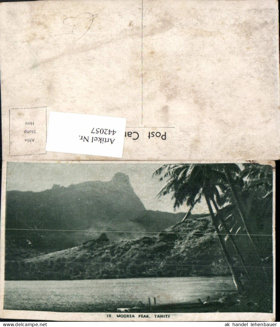 442057,Französisch-Polynesien Tahiti Moorea Peak Strand Partie