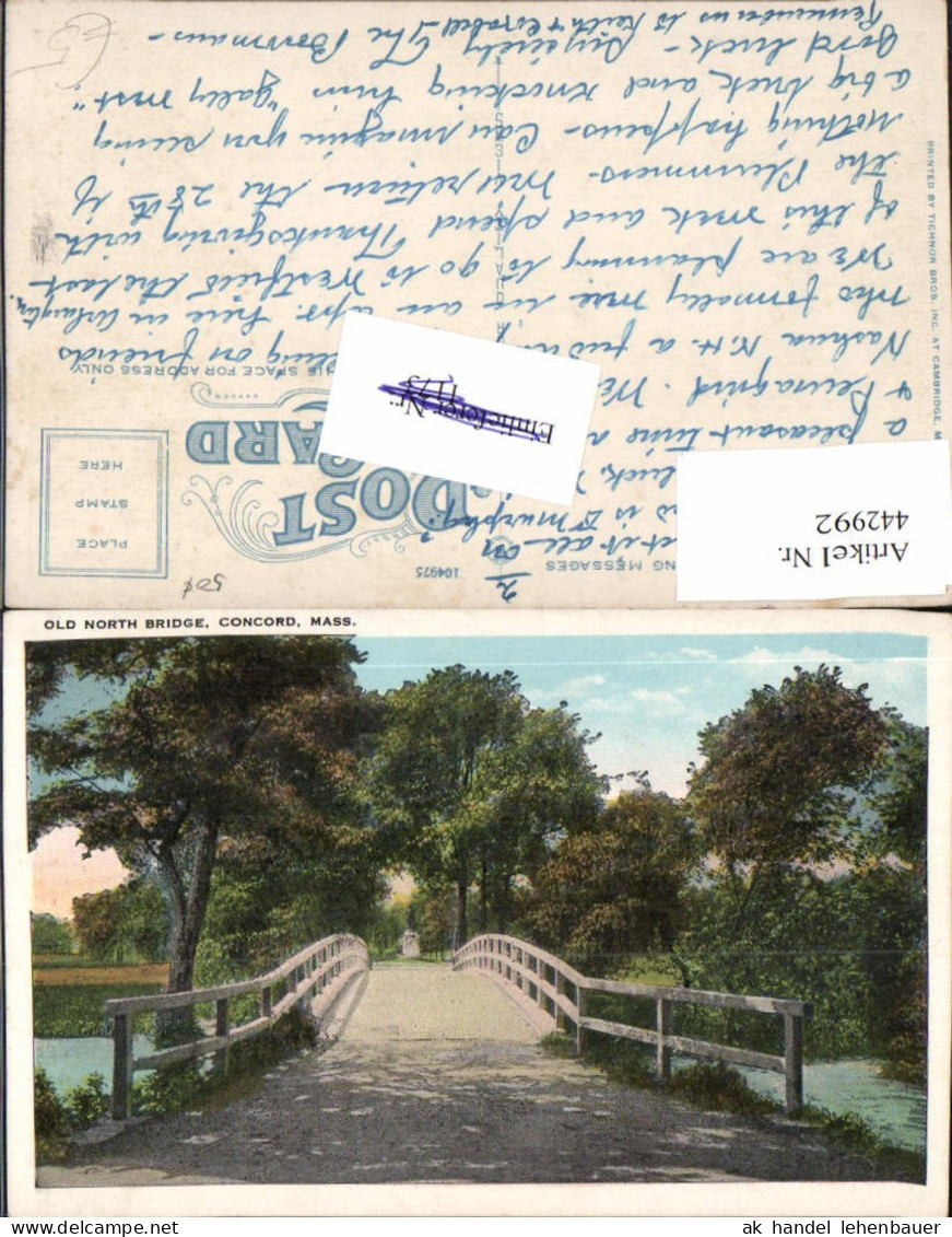 442992,Massachusetts Concord Old North Bridge Brücke