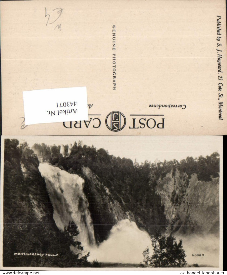443071,Quebec Montmorency Falls Wasserfall