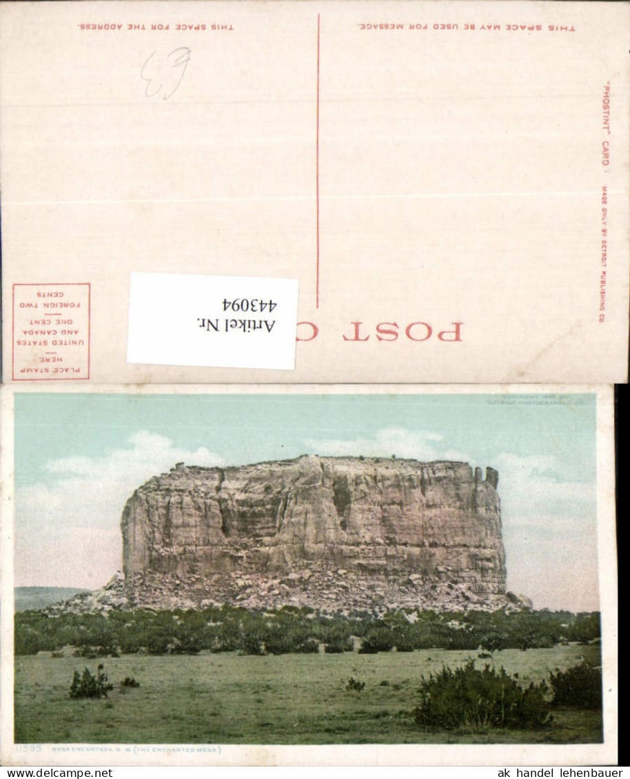 443094,New Mexico Mesa Encantada Sandstein Felsen