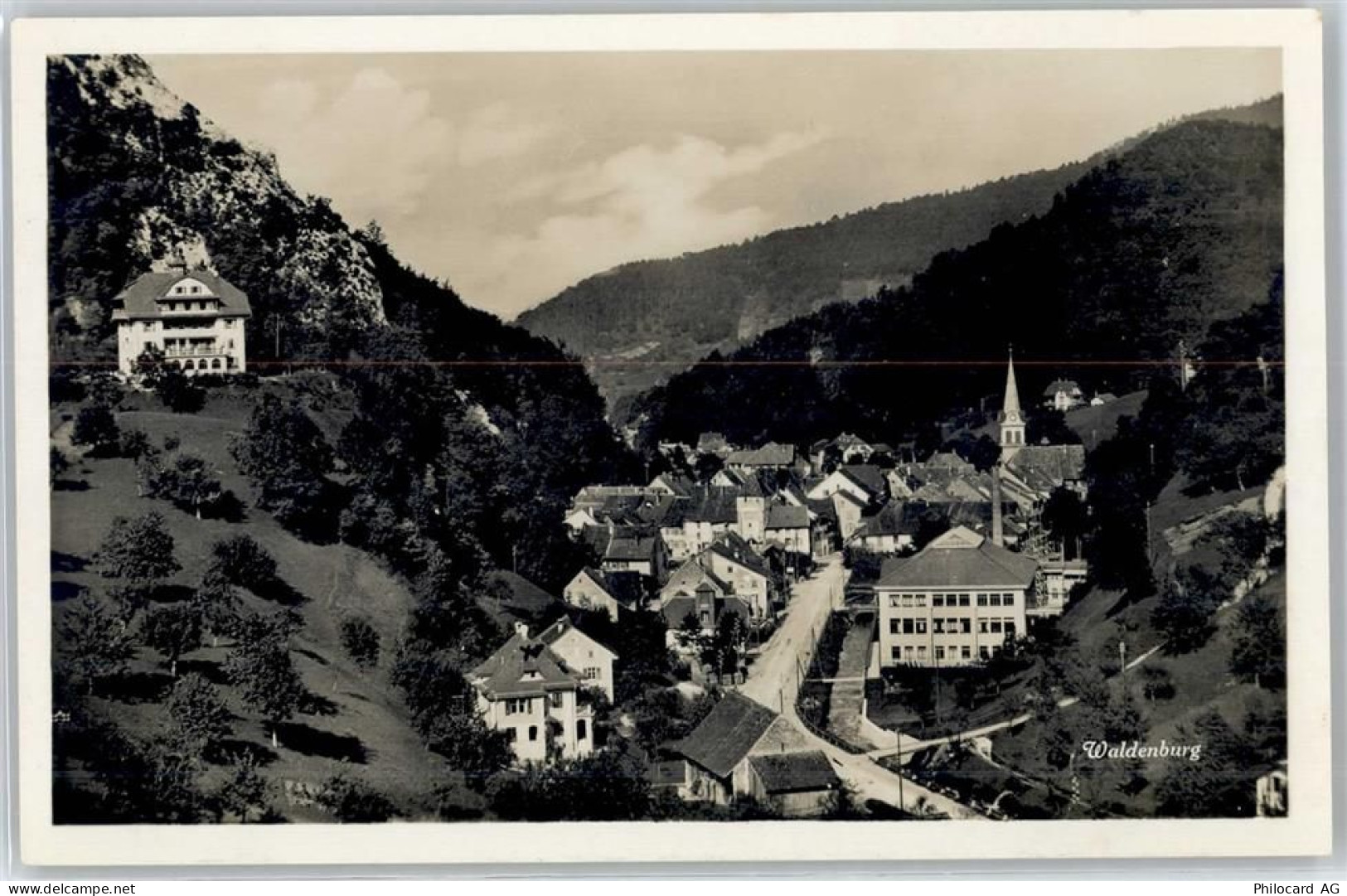 4437 Waldenburg - Kirche, Ortsansicht - 51089026