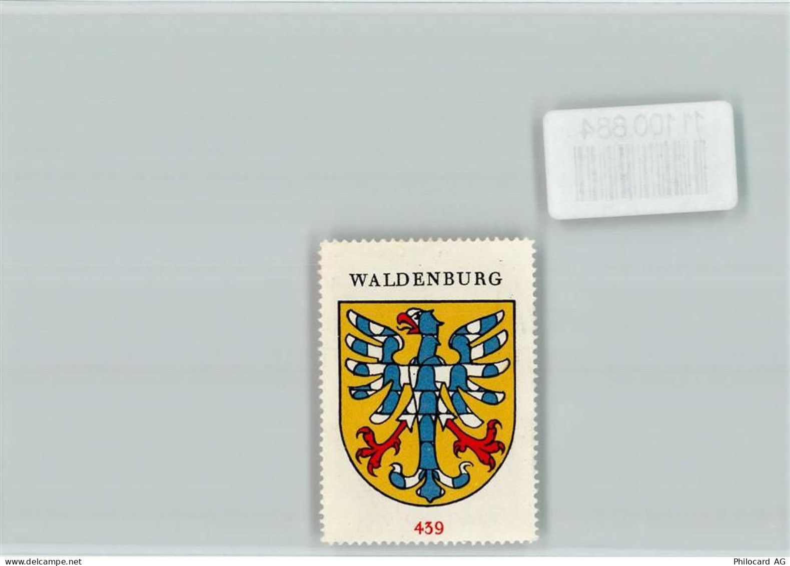 4437 Waldenburg - Vignette Wappen Kaffee Hag ca 1920-1940 Waldenburg - 11100884
