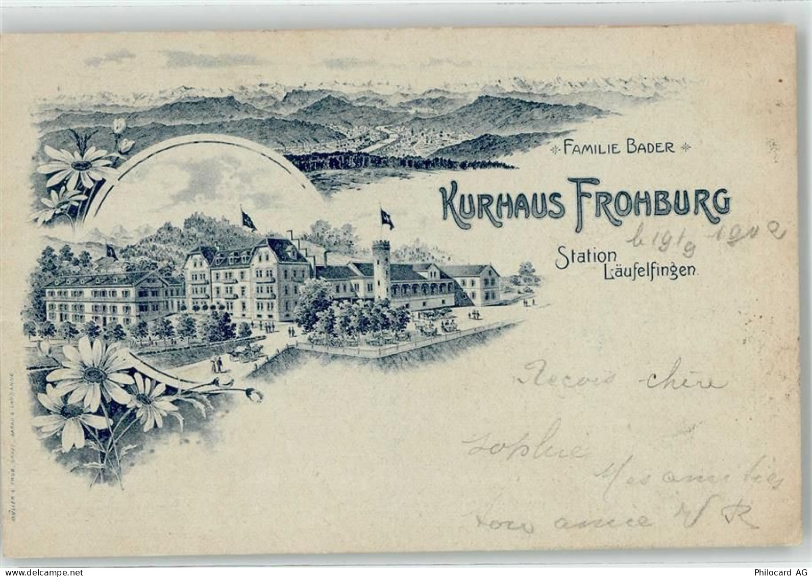 4448 Läufelfingen - 1902 Kurhaus Frohburg - 52172884