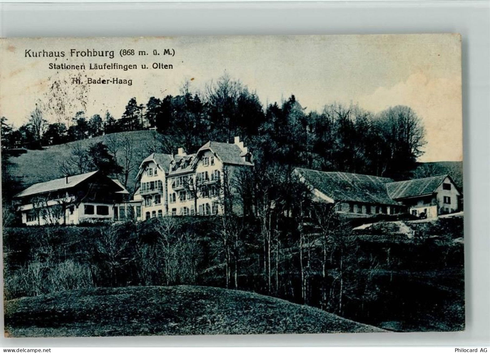 4448 Läufelfingen - 1913 Kurhaus Frohburg - 13111557
