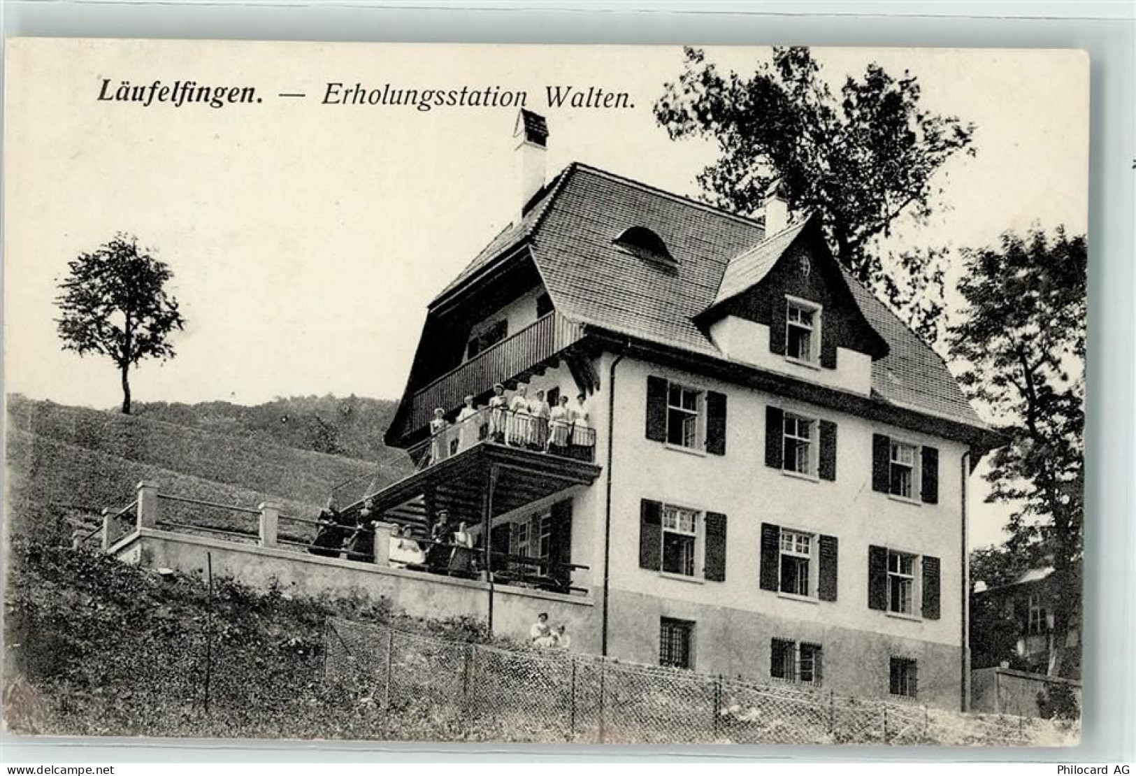 4448 Läufelfingen 1914 - Erholungsstation Bahnpost Ambulant 319 - 13607447