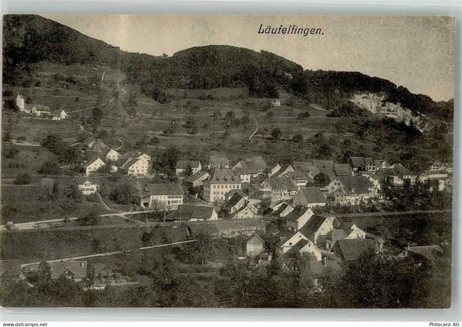 4448 Läufelfingen 1924 Foto AK - 13556329