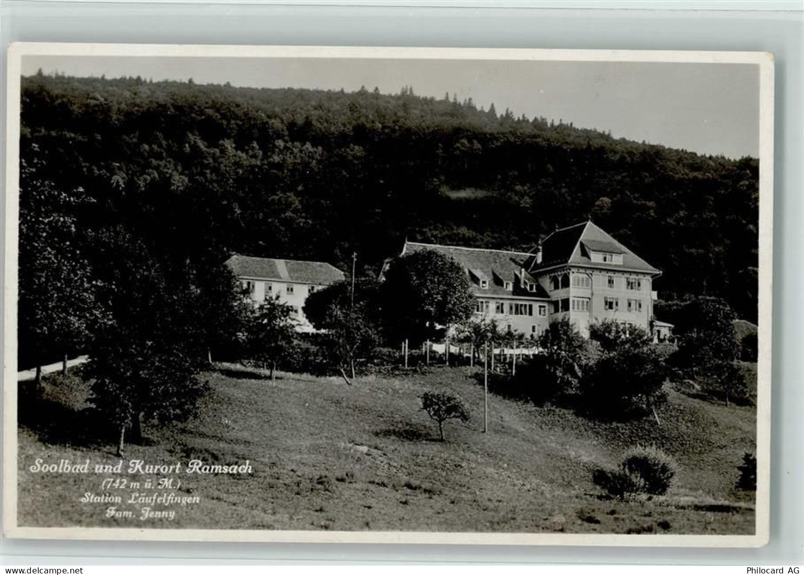 4448 Läufelfingen - Soolbad u. Kurort Ramsach Station Läufelfingen Fam J... - 10161929