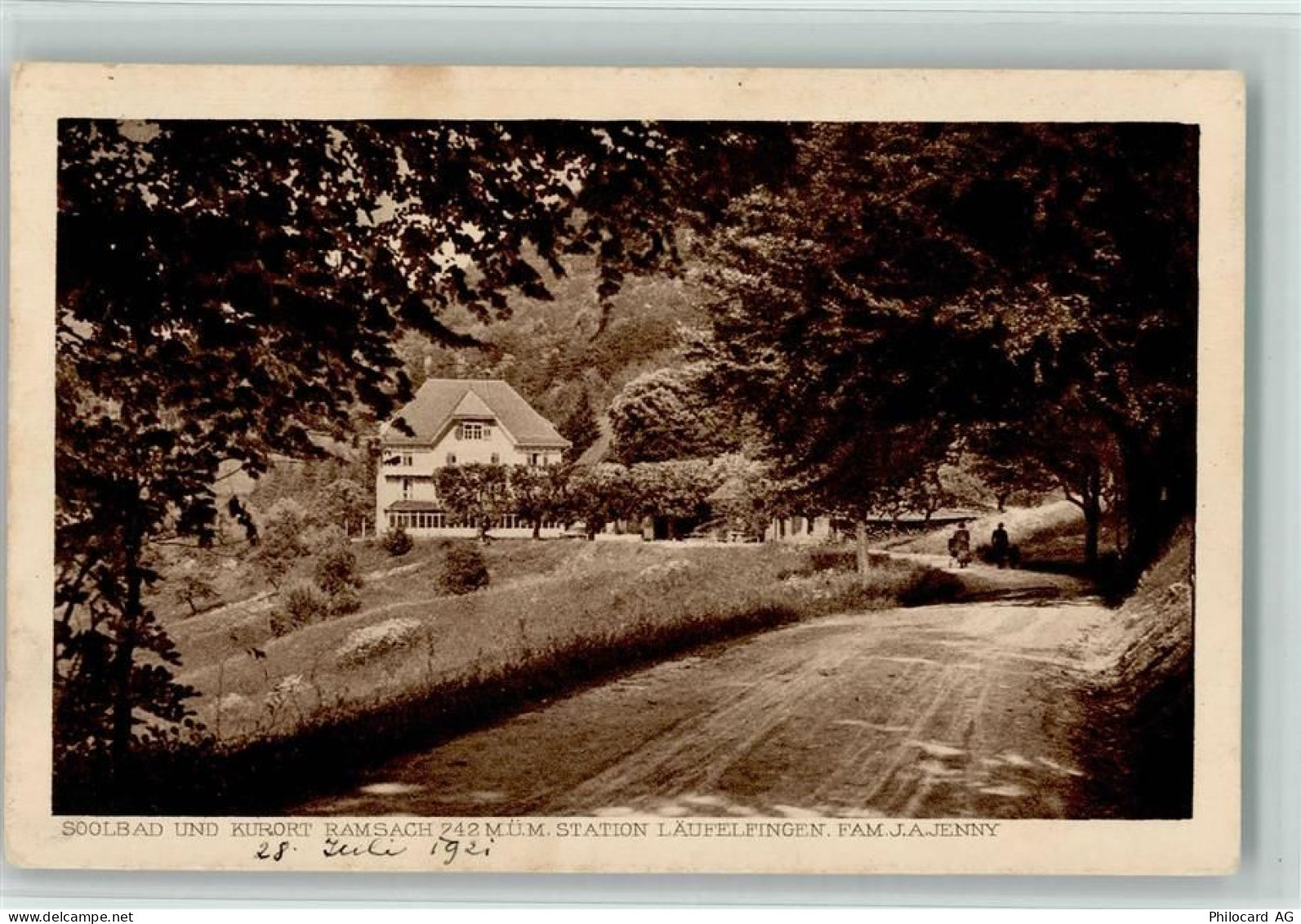 4448 Läufelfingen - Soolbadu. Kurort Ramsach Station Läufelfingen Fam. J... - 10161928