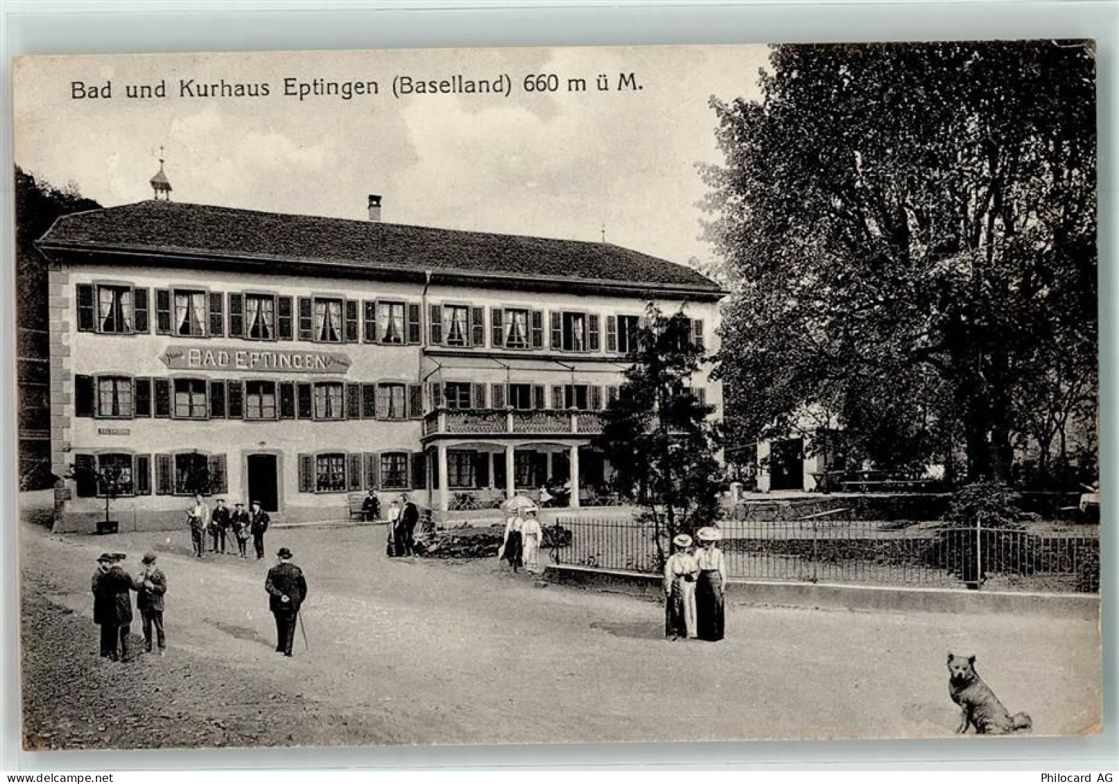 4458 Eptingen 1919 - Bad u. Kurhaus - 13256171
