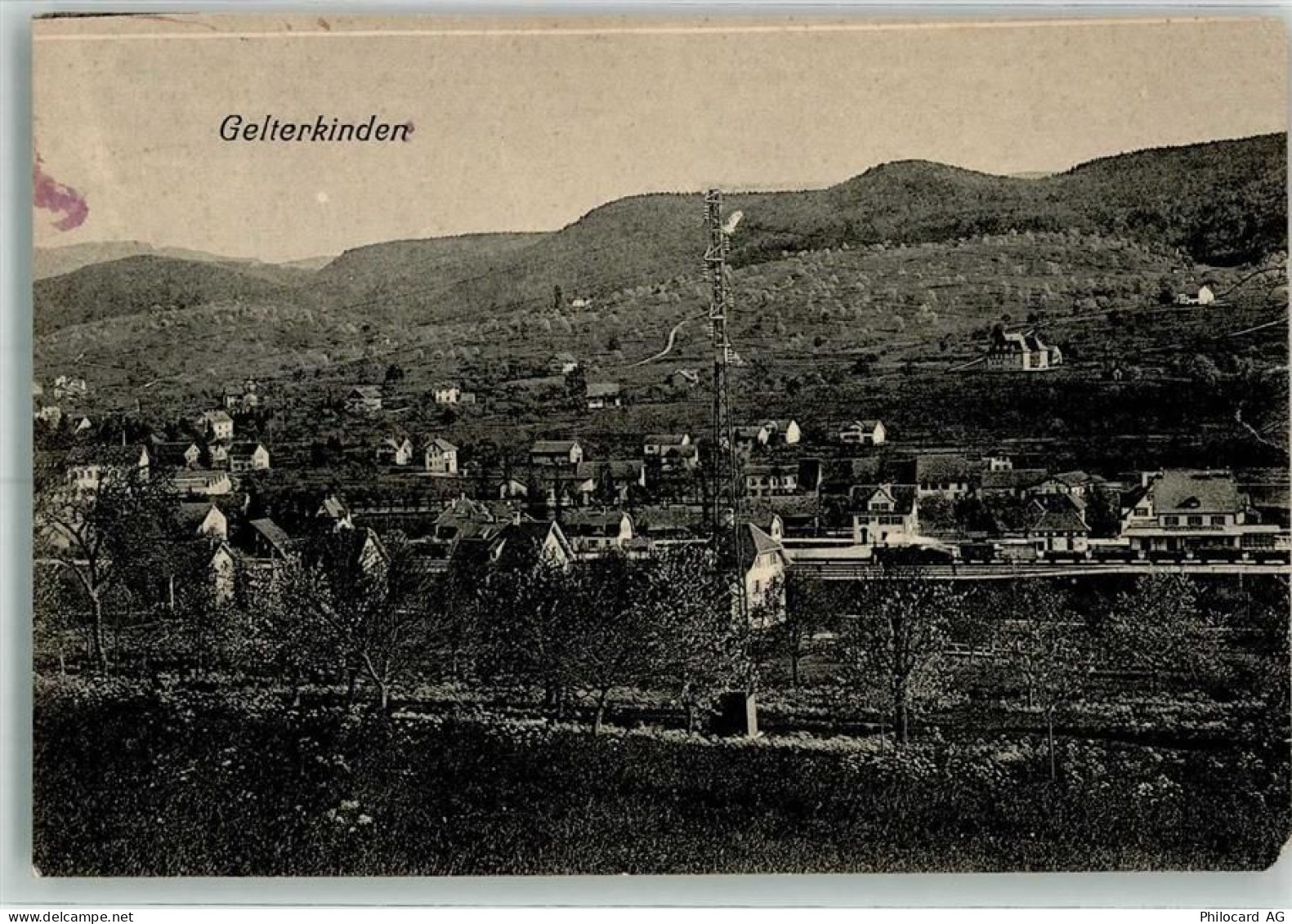 4460 Gelterkinden 1921 - Bahnhof Eisenbahn - 13291014