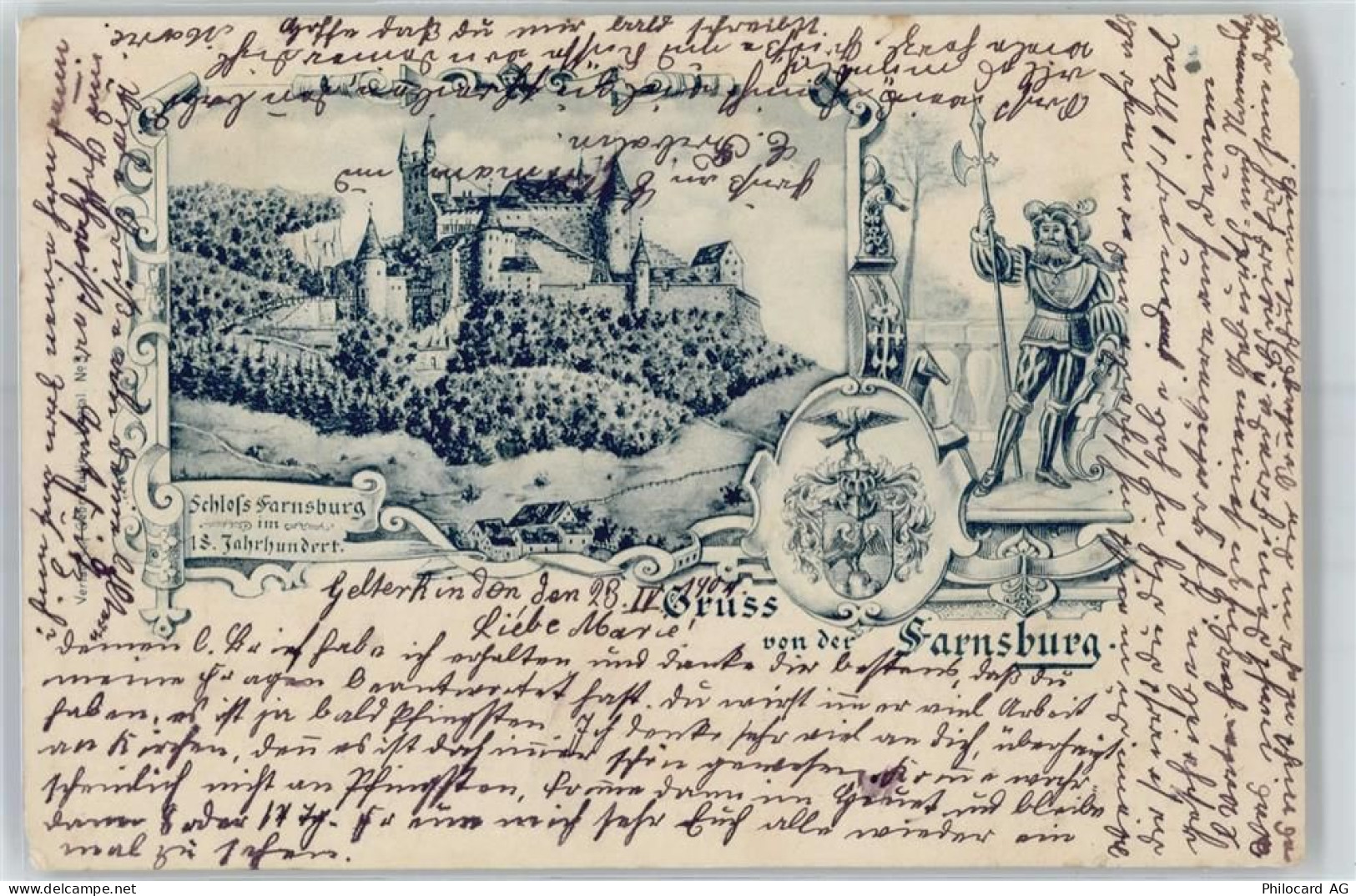 4460 Gelterkinden Gebrauchsspuren Schloß Farnsburg im 18. Jahrhundert - 51088956