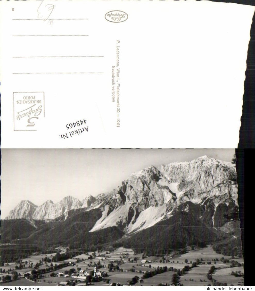 448465,Ramsau am Dachstein Totale geg. Dachstein Bergkulisse