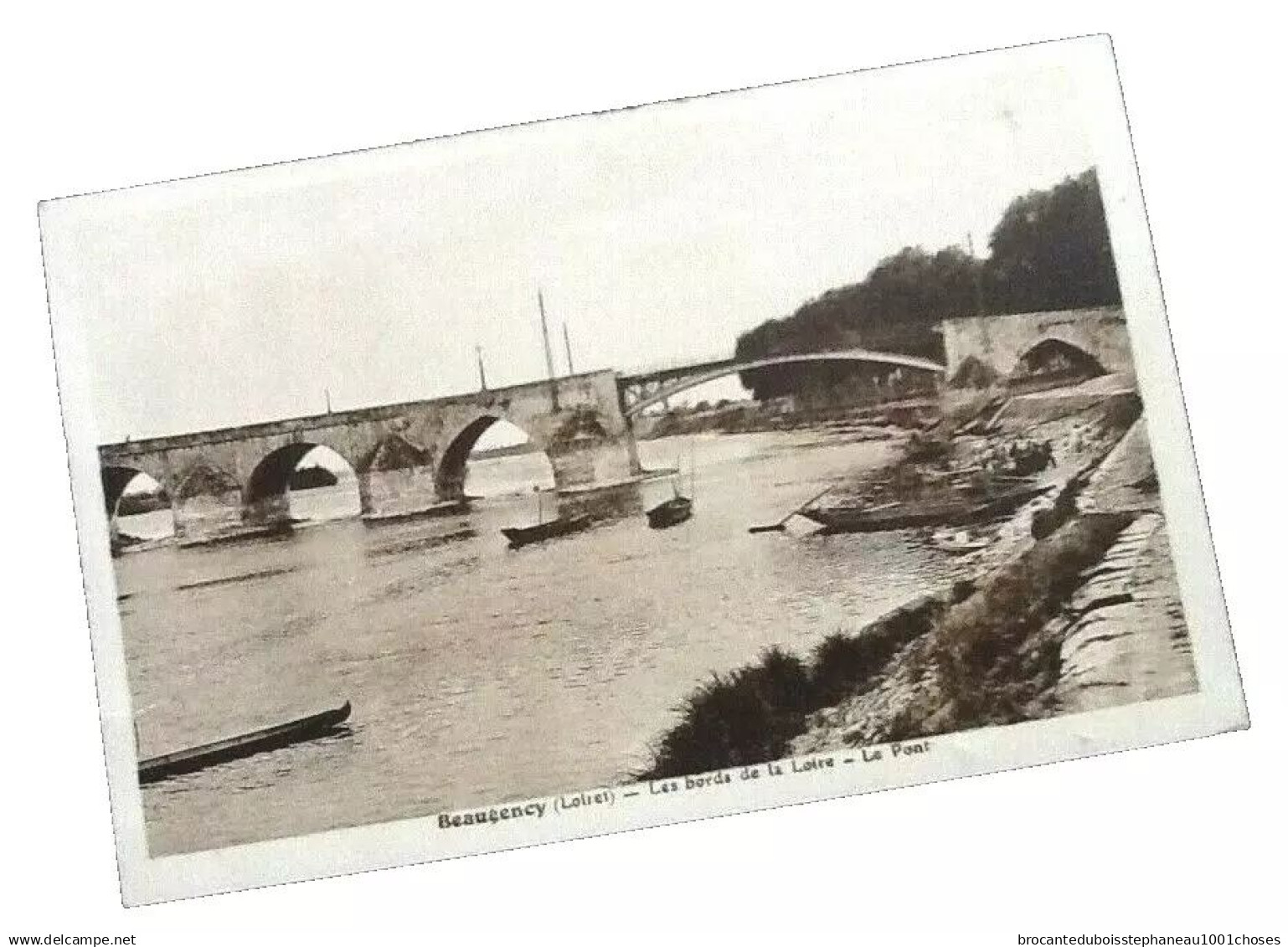 45  Beaugency   Les bords de la Loire, le pont