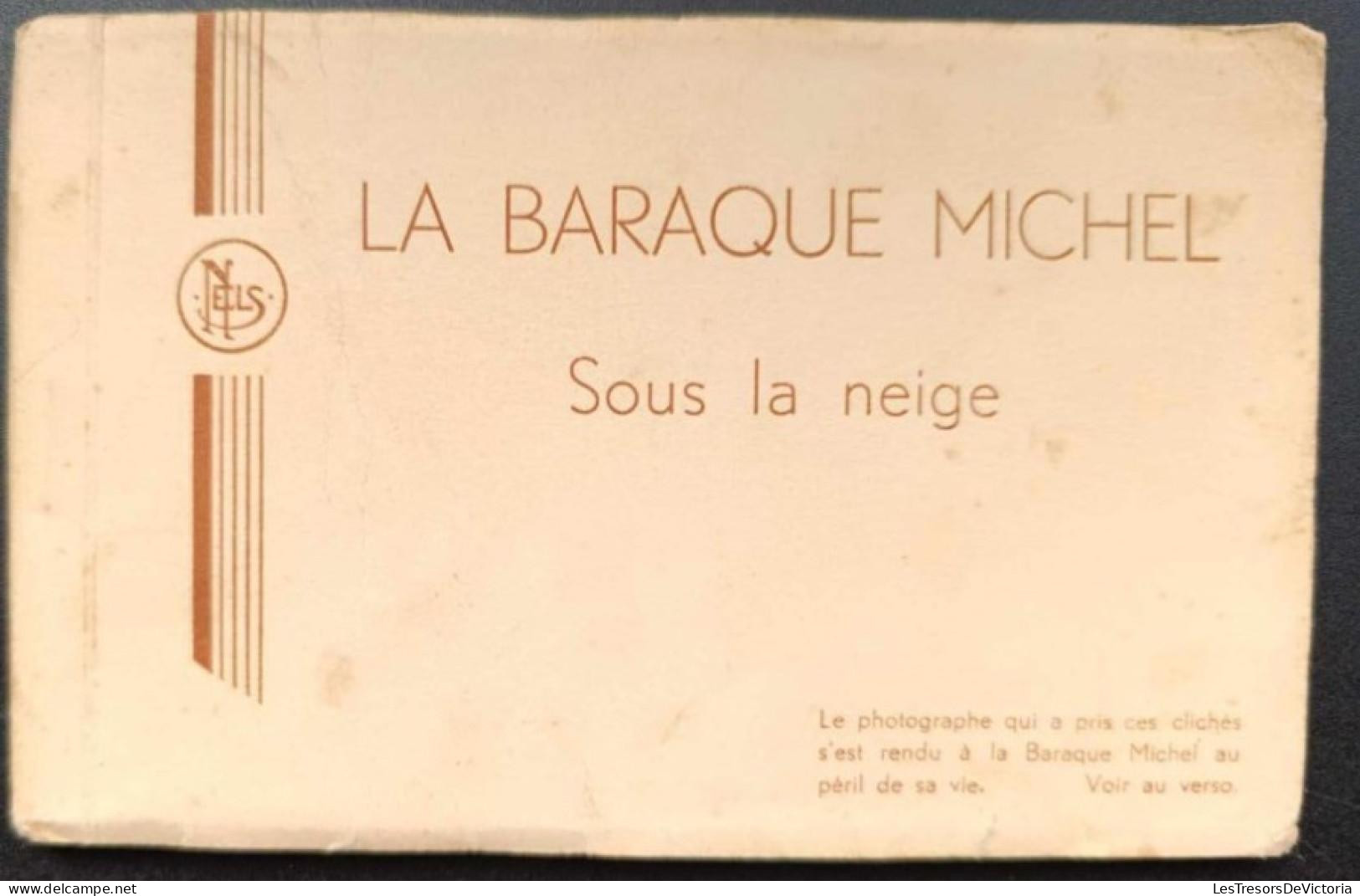 [-45%] Carnet de cartes postales anciennes complet - Belgique - La baraque michel sous la neige