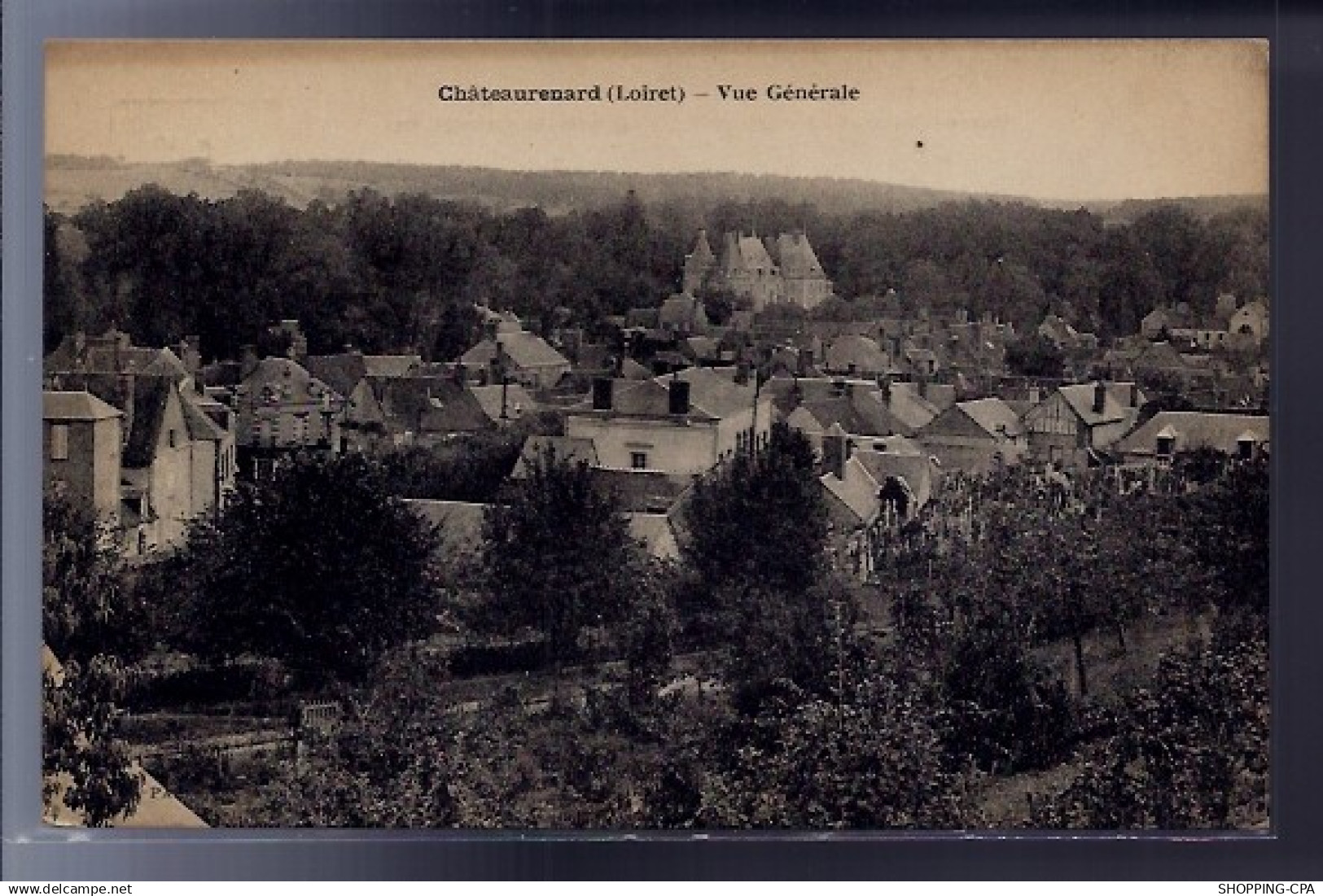 45 - Châteaurenard - Vue générale - Voyagé - Dos divisé...