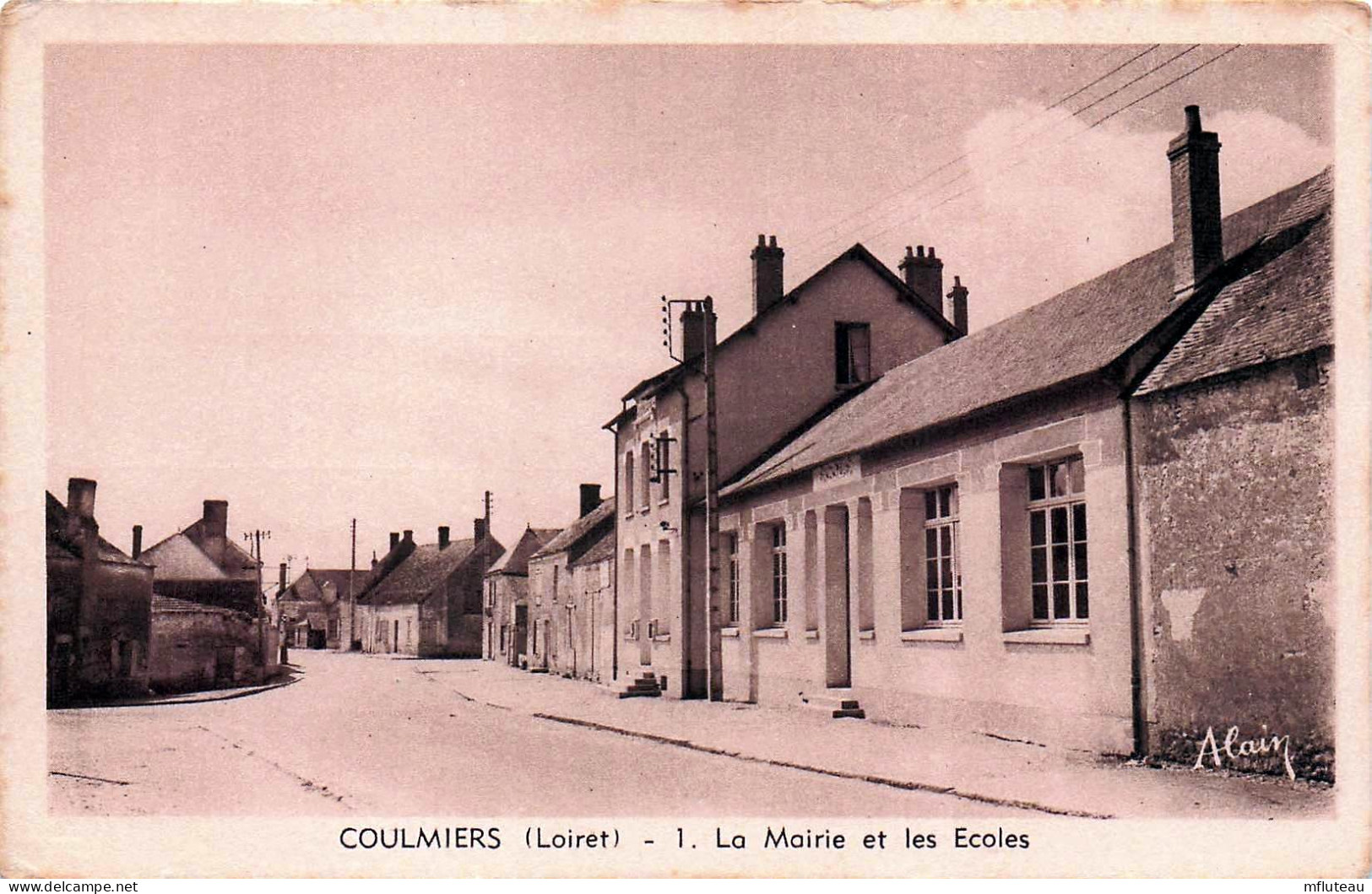 45* COULMIERS  la mairie – les ecoles      RL60,1118