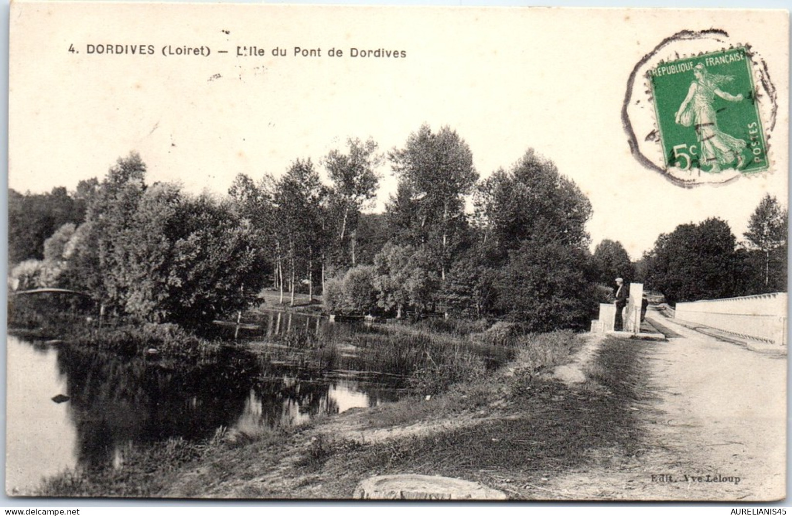 45 DORDIVES - l'ile du pont de dordives