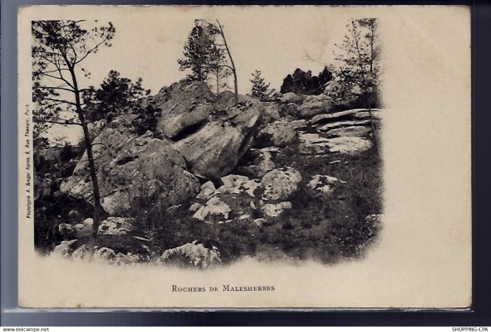 45 - Malesherbes - Les rochers - Non voyagé - Dos non divisé...