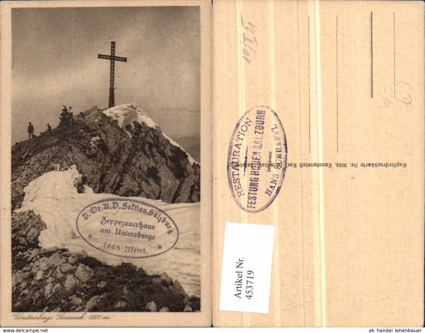 453719,Untersberg b. Gr&ouml;dig Geiereck Gipfelkreuz