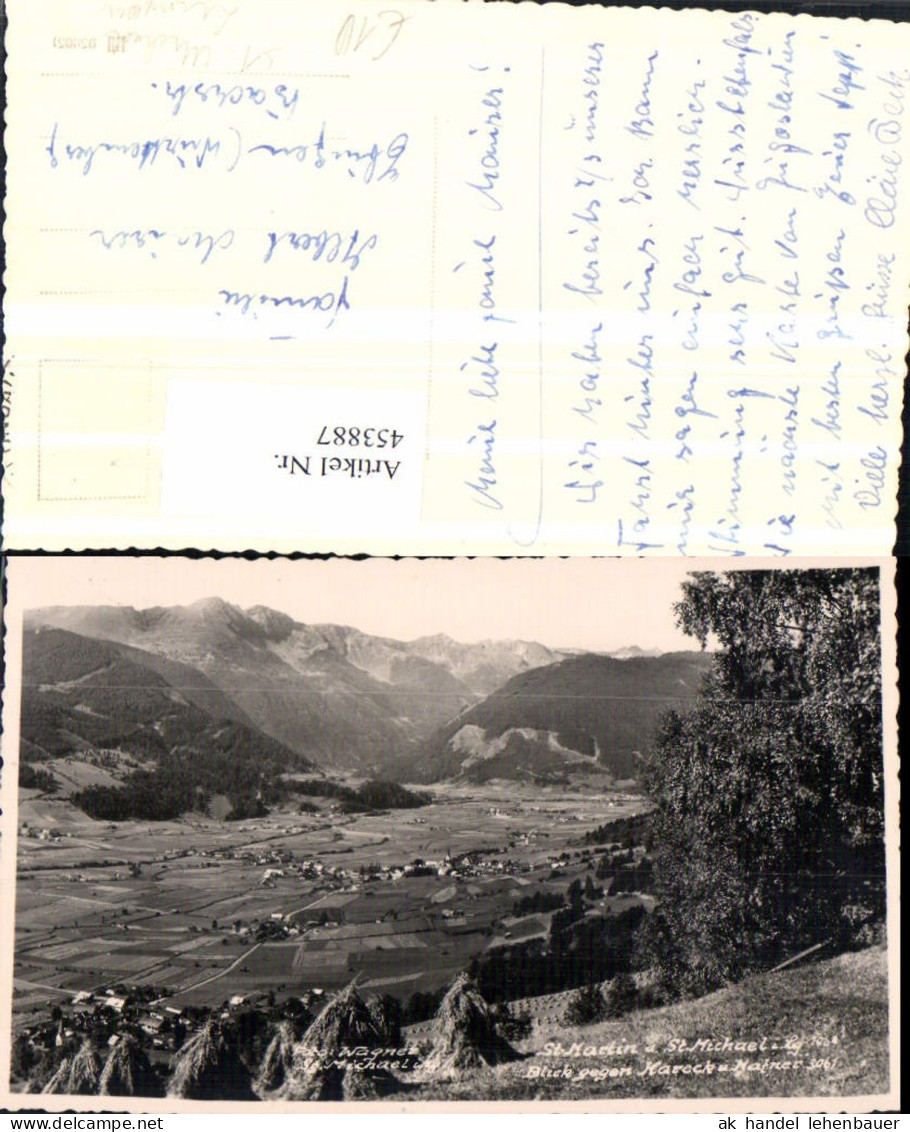453887,St. Martin u. St. Michael im Lungau Totale Bergkulisse