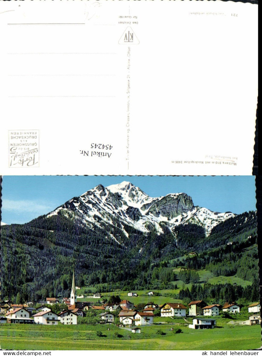 454245,Mutters Totale m. Nockspitze Bergkulisse