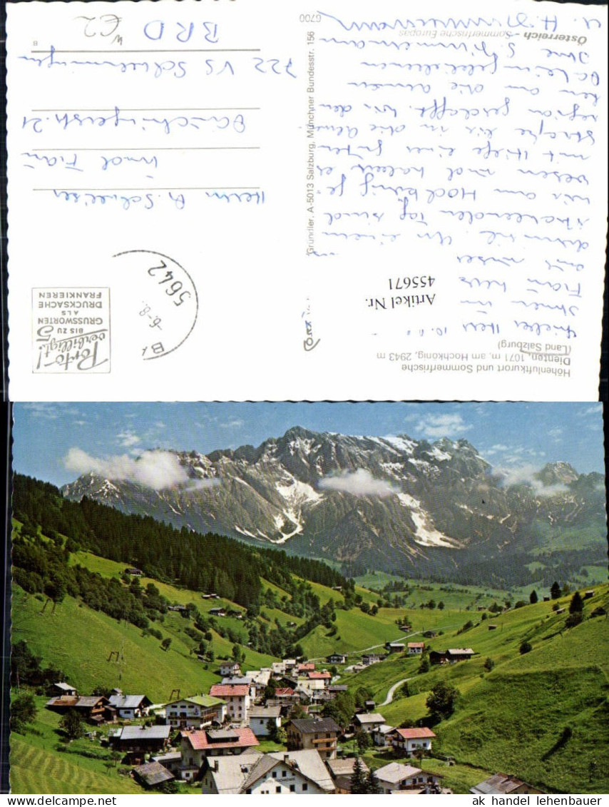 455671,Dienten am Hochkönig Totale Bergkulisse