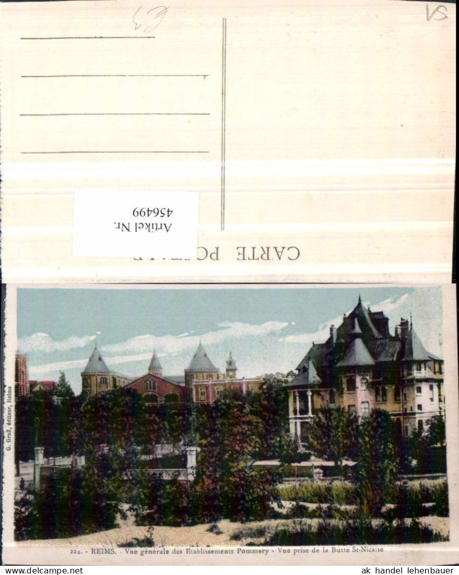 456499,Champagne-Ardenne Marne Reims Etablissements Pommery