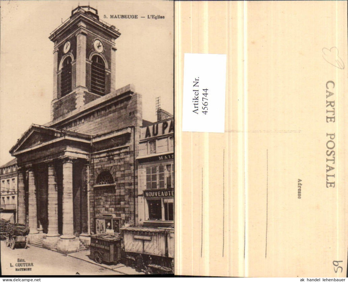 456744,Nord-Pas-de-Calais Nord Maubeuge L'Eglise Kirche