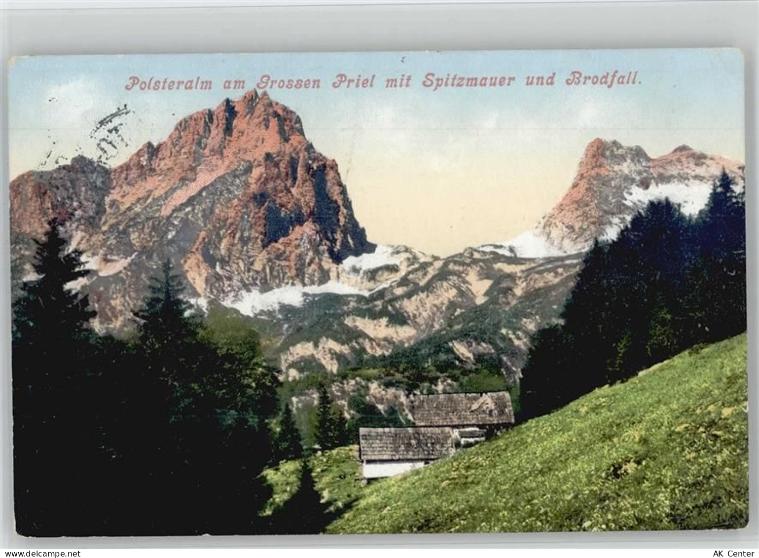 4573 Hinterstoder - Polsteralm Prielschutzhaus Hüttenstempel - 10038456