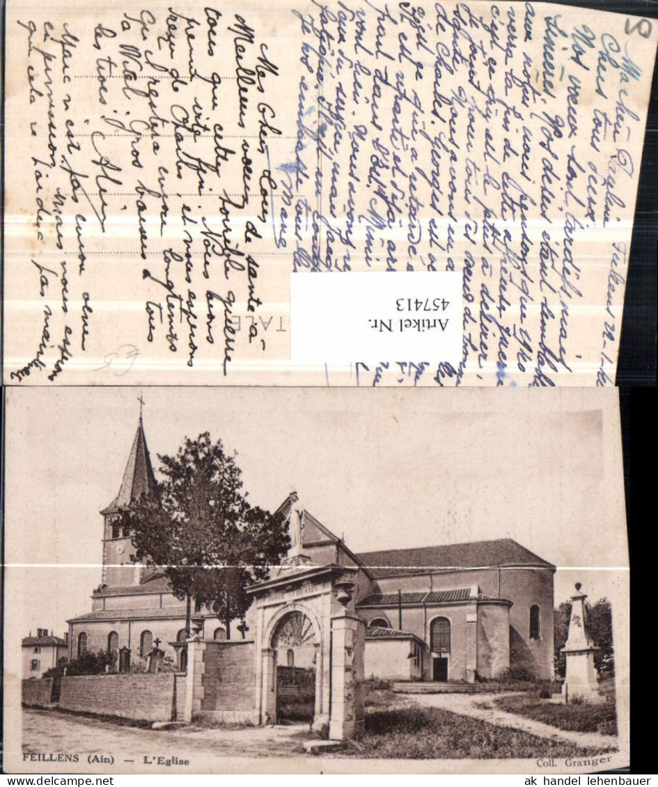 457413,Rhone-Alpes Ain Feillens Eglise Kirche