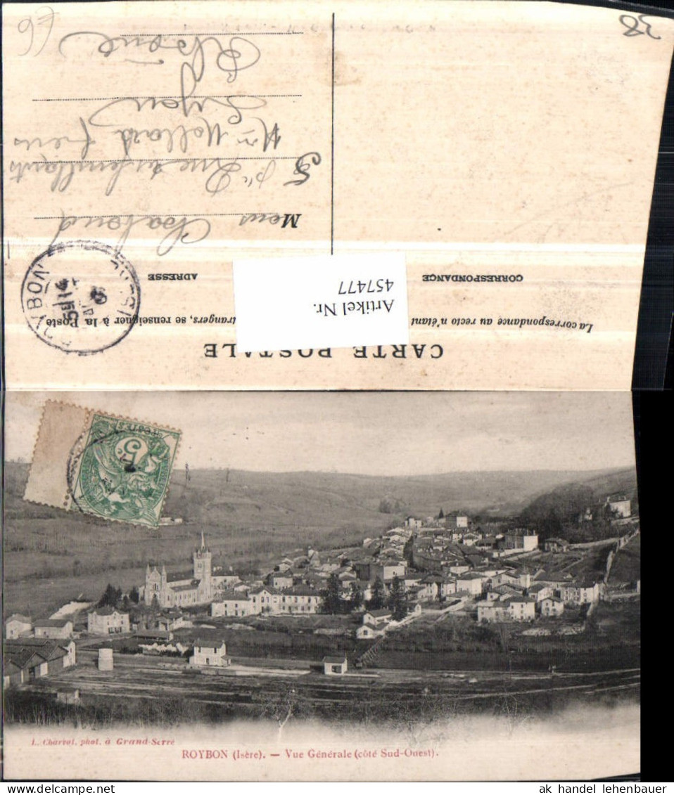 457477,Rhone-Alpes Isere Roybon Vue Generale Totale