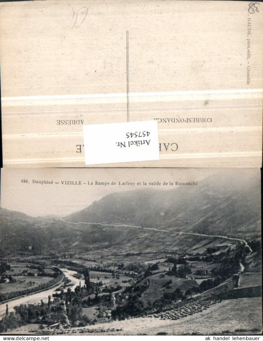 457545,Rhone-Alpes Isere Vizille Rampe de Laffrey Landschaft