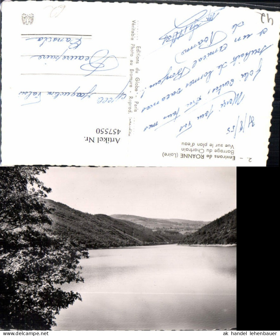 457550,Rhone-Alpes Loire Roanne Barrage du Chartrain Stausee