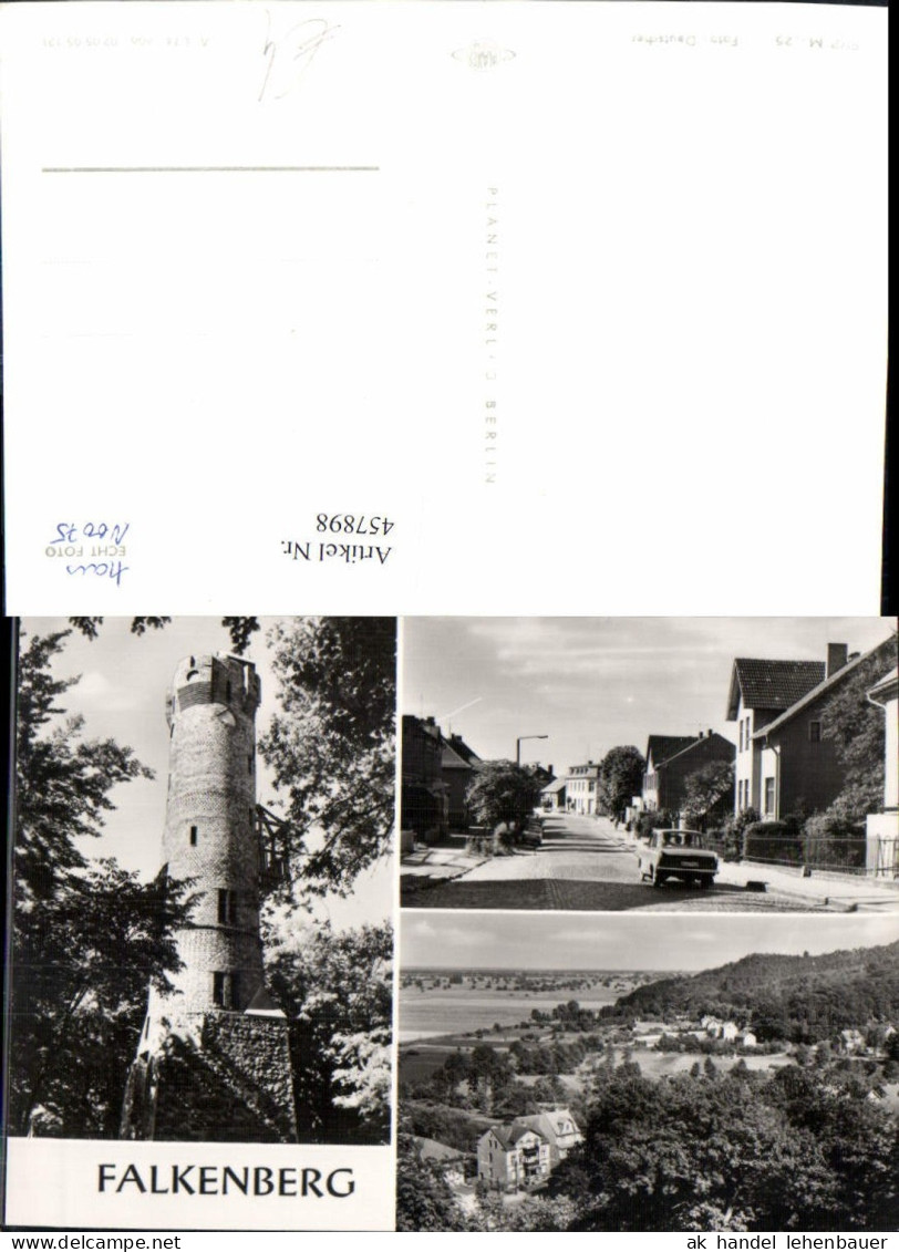457898,Falkenberg Mark Totale Aussichtsturm Straßenansicht Mehrbildkarte