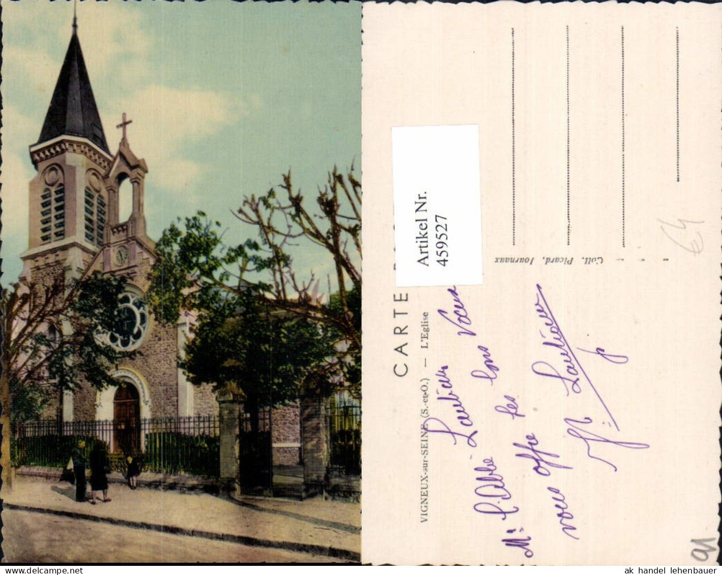 459527,Ile-de-France Essone Vigneux-sur-Seine L Eglise Kirche