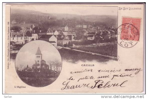 46 , CAZALS , L'église