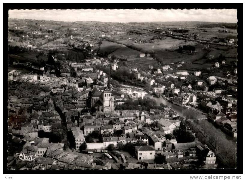 46 Figeac vue aerienne D46D K46102K C46102C RH078741